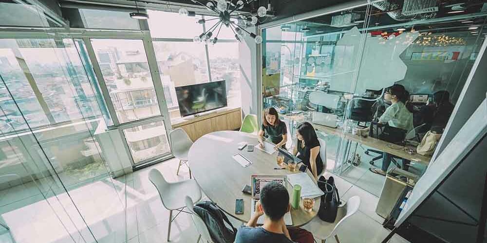 cool office as part of employer branding