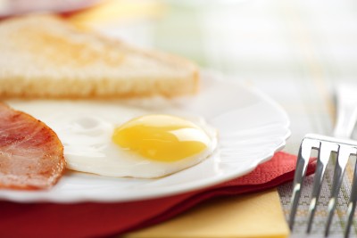 breakfast food on a plate