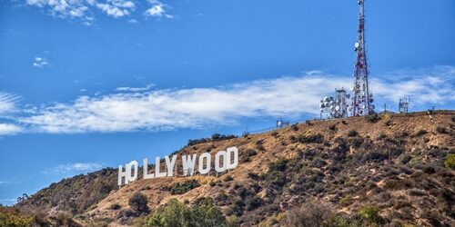 The Hollywood sign