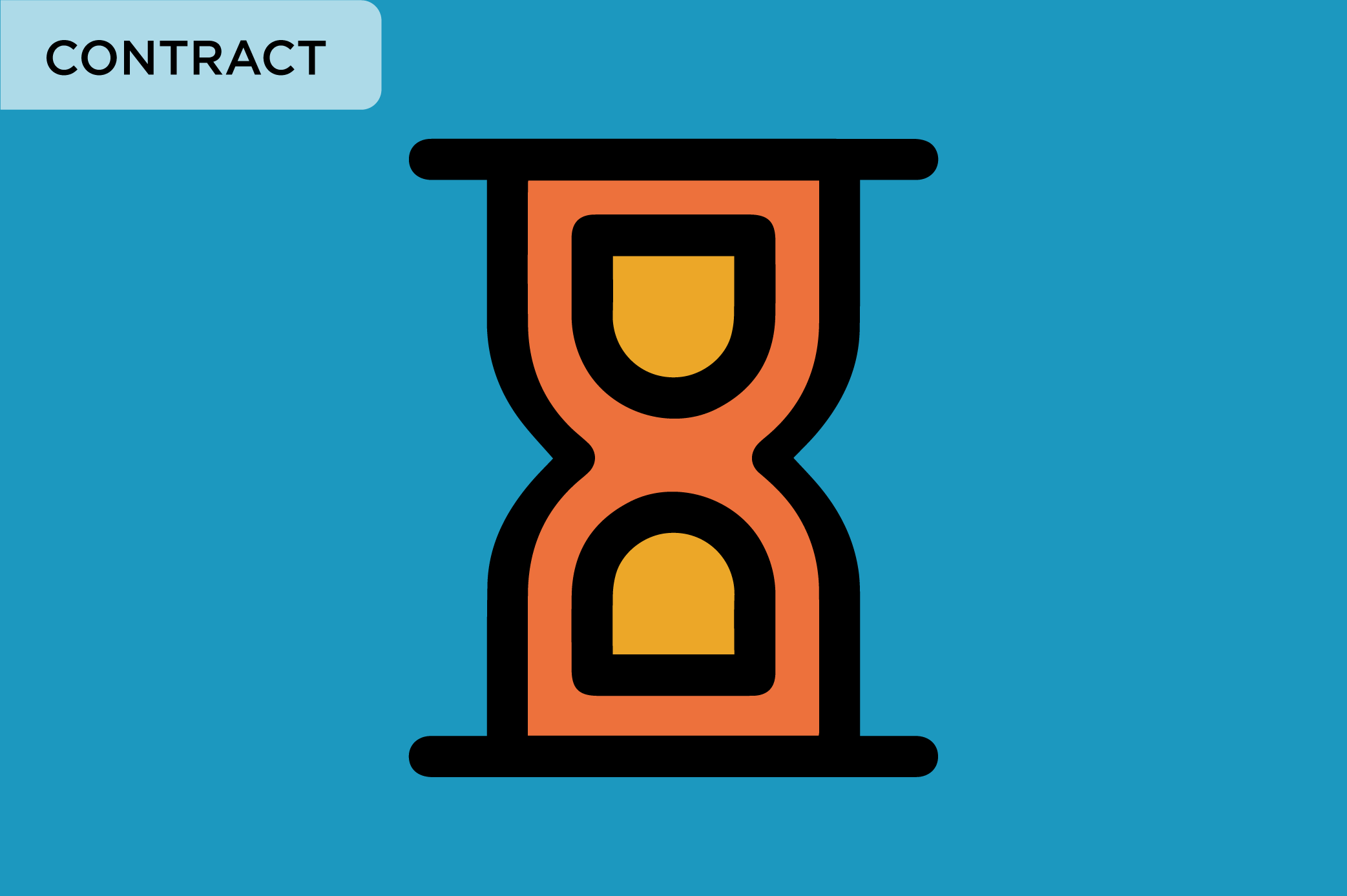 hourglass icon graphic