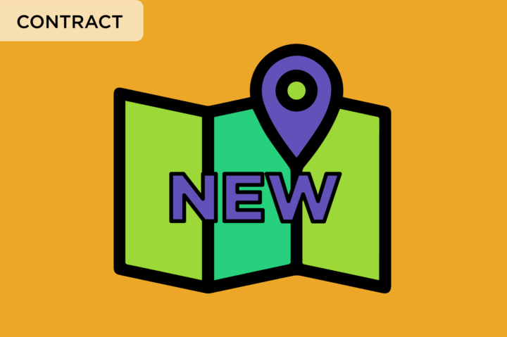 New to The Area map of new location