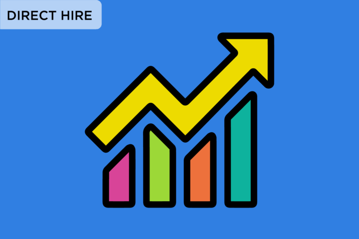 Marketing Vacancy line graph icon