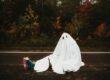 roller skating sheet ghost taken by the sunday scaries