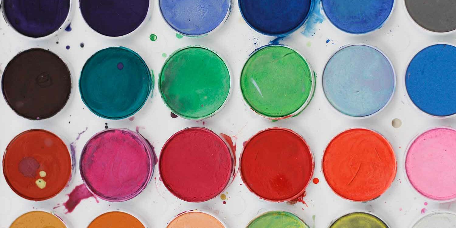 variety of watercolors to represent a diverse marketing team