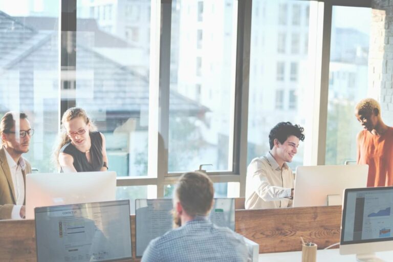 building a team for an AI marketing pilot marketing team on computers implementing an AI marketing pilot